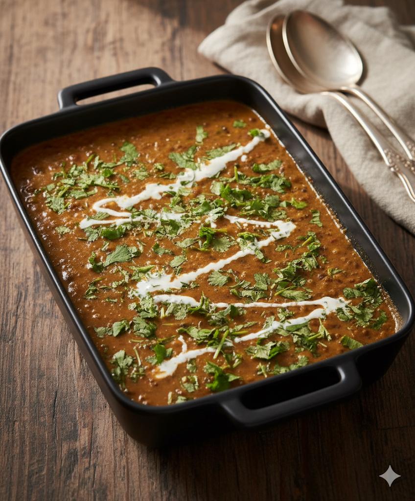 Creamy black lentils Dal Makhni