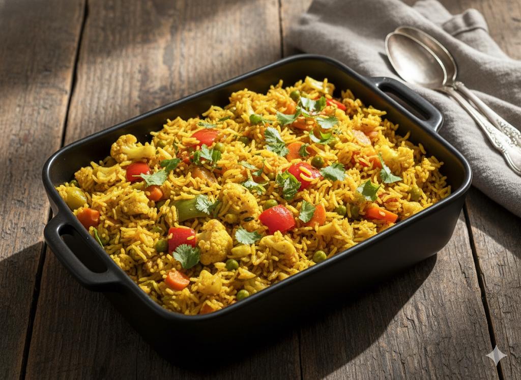 Vegetable rice Veg Pulao